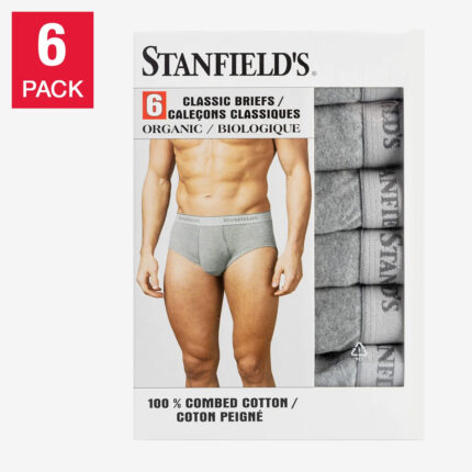 Stanfield's Men's Organic Briefs, 6-pack