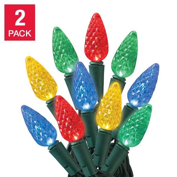Sylvavia C6 Multicolor Sylvania C6 Multi LED Christmas Lights