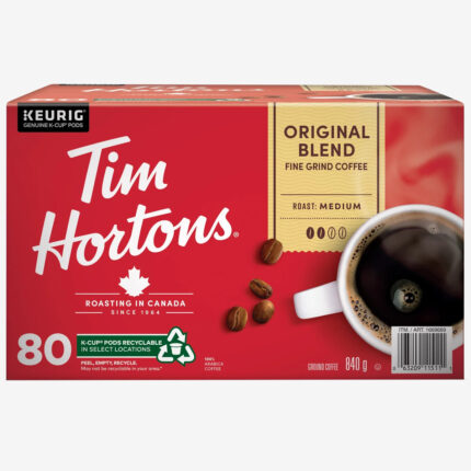 Tim Hortons Original Blend K-Cup Pods, 80-Count