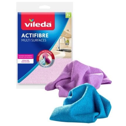 Vileda Actifibre Microfibre Cloths