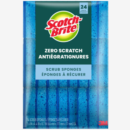 Scotch-Brite Zero Scratch Scrub Sponges 24PK
