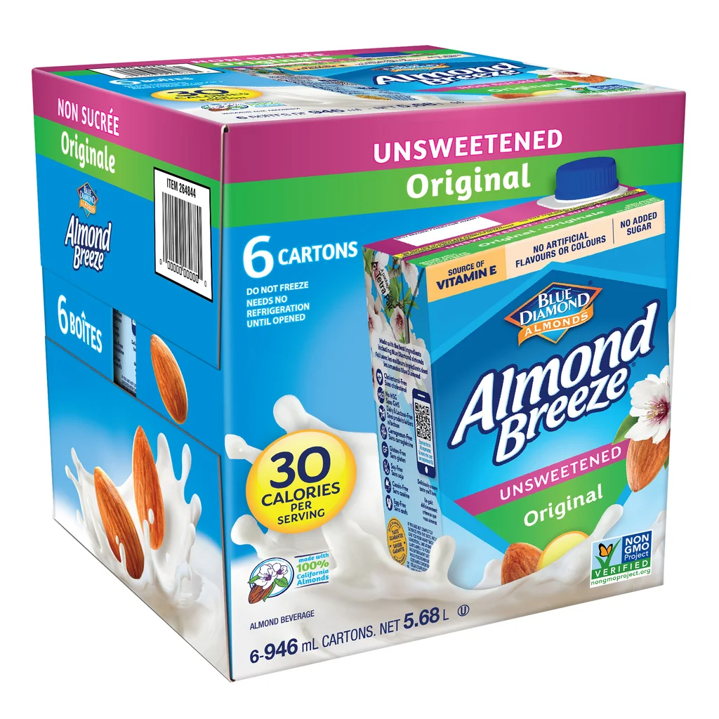 Almond Breeze Unsweetened Original Almond Milk Almond Breeze Unsweetened Original Almond Milk