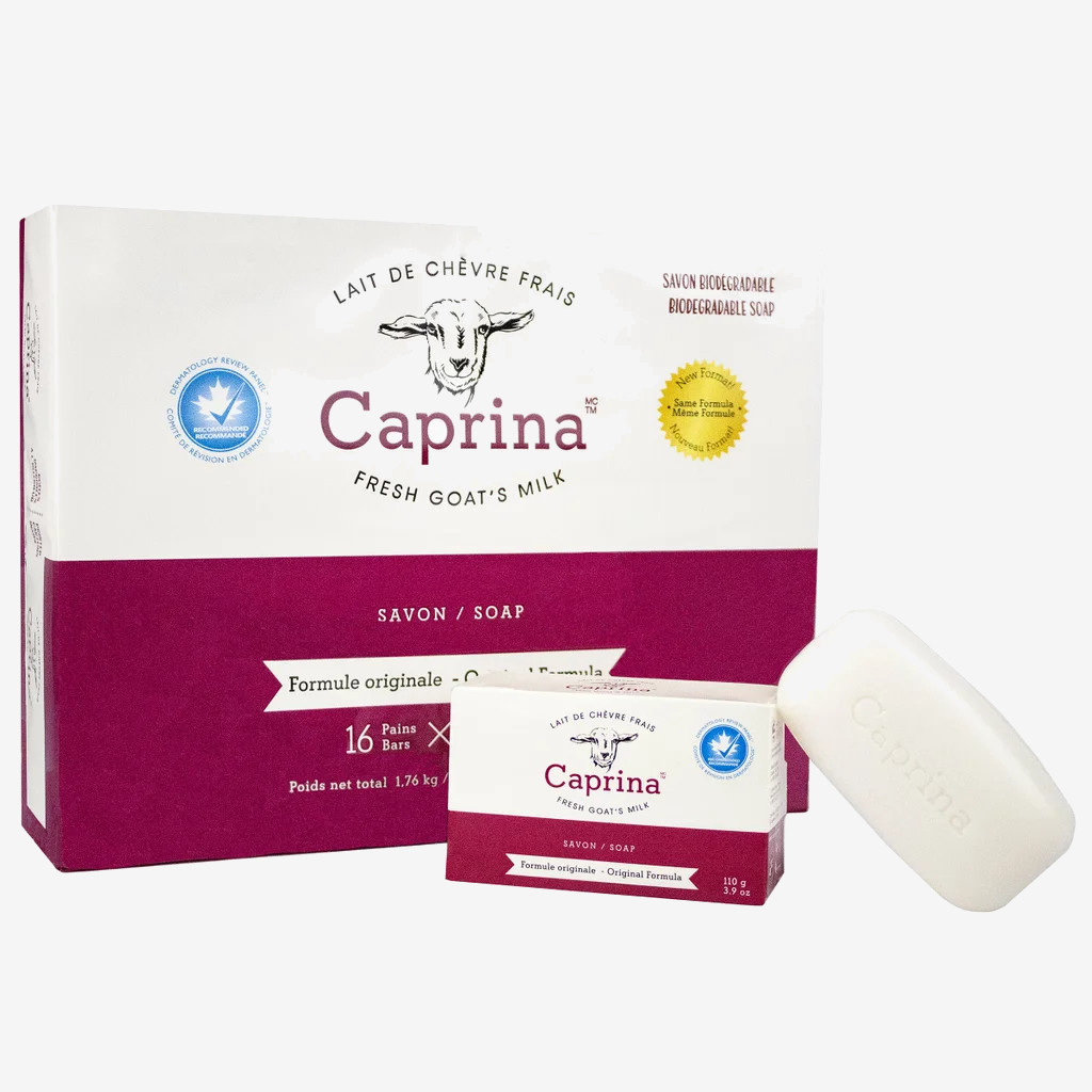 Caprina Goat Milk Soap, 16 x 110 g Caprina Goat Milk Soap, 16 x 110 g
