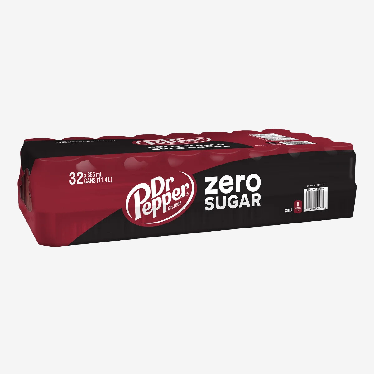 Dr Pepper Zero, 355 mL 32-pack Dr Pepper Zero, 355 mL 32-pack