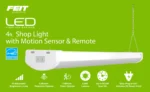 Motion Sensor Integrated LED Shop Light