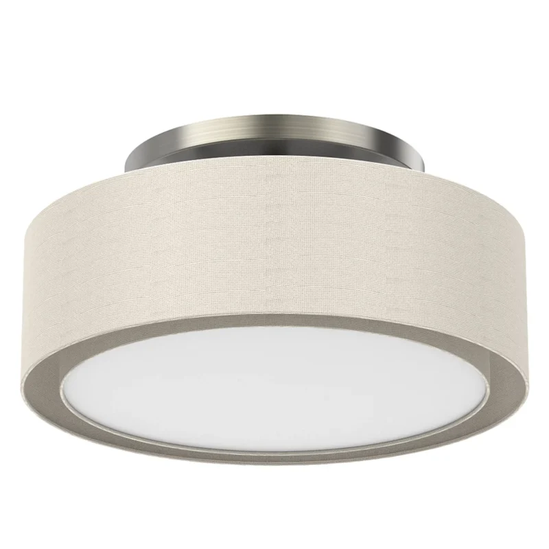 KODA Duo-Mount Fabric Drum Ceiling Light