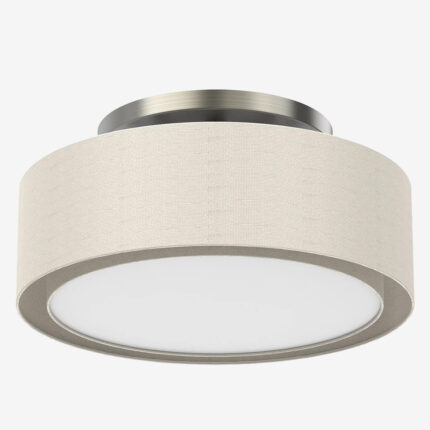 KODA Duo-Mount Fabric Drum Ceiling Light
