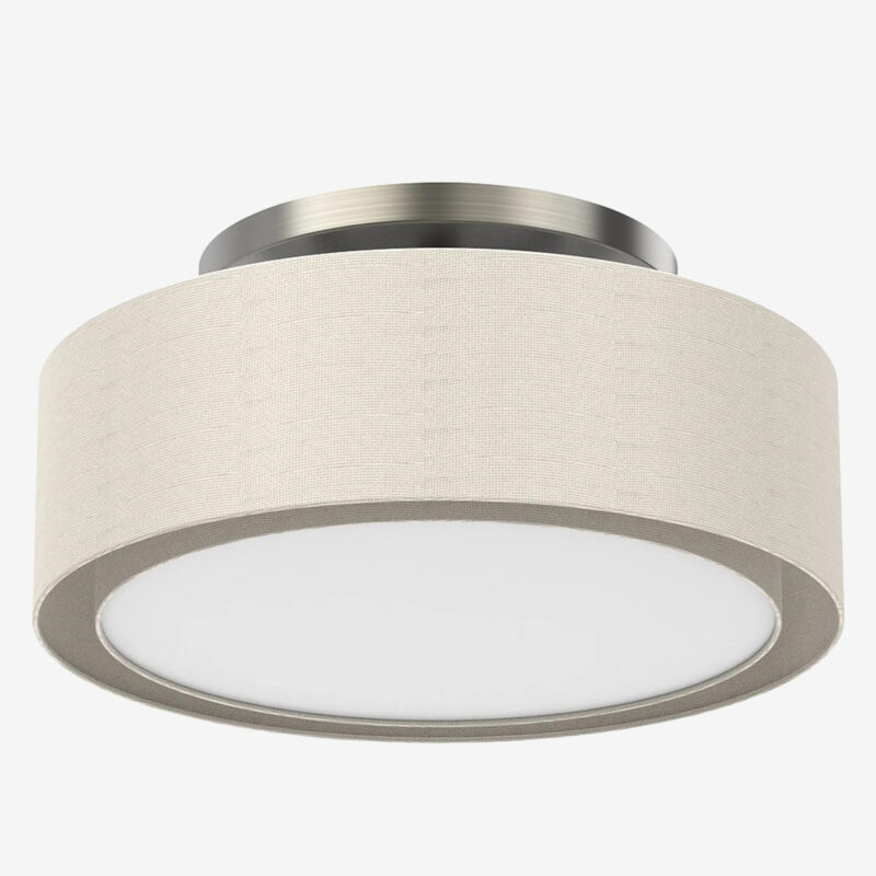 KODA Duo-Mount Fabric Drum Ceiling Light
