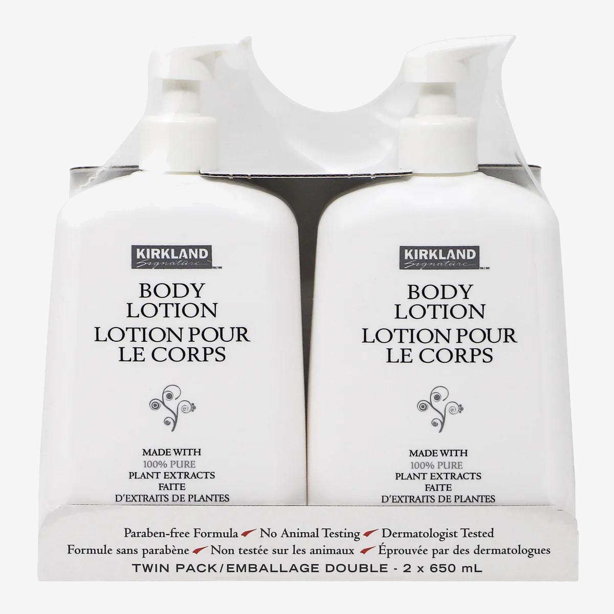 Kirkland Signature Body Lotion, 2 x 650 mL Kirkland Signature Body Lotion, 2 x 650 mL