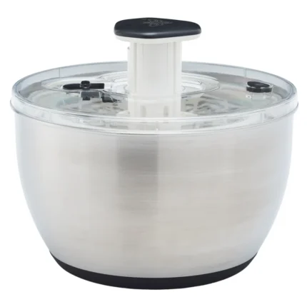 MIU Stainless Steel Salad Spinner assembled