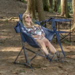 RIO Swinging Hammock Chair with Footrest relaxing
