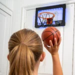 SKLZ Pro Mini Basketball Hoop on door