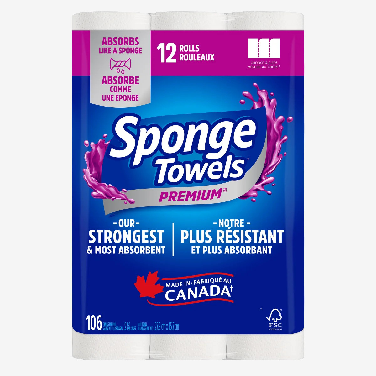SpongeTowels Premium Paper Towels SpongeTowels Premium Paper Towels