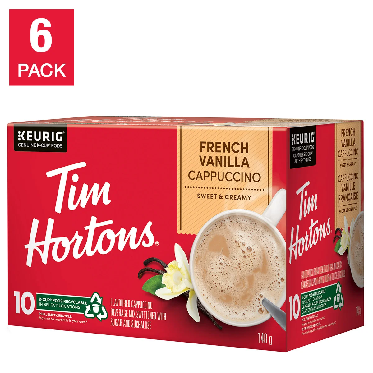 Tim Hortons French Vanilla Cappuccino K-Cup Tim Hortons French Vanilla Cappuccino K-Cup