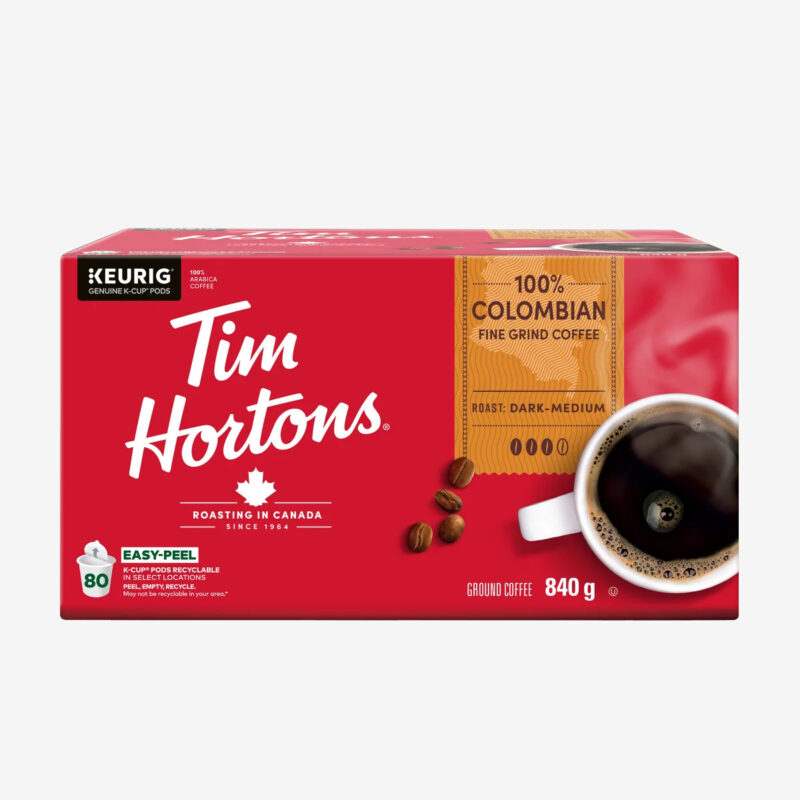 Tim Hortons Colombian K-Cup Pods, 80-Count