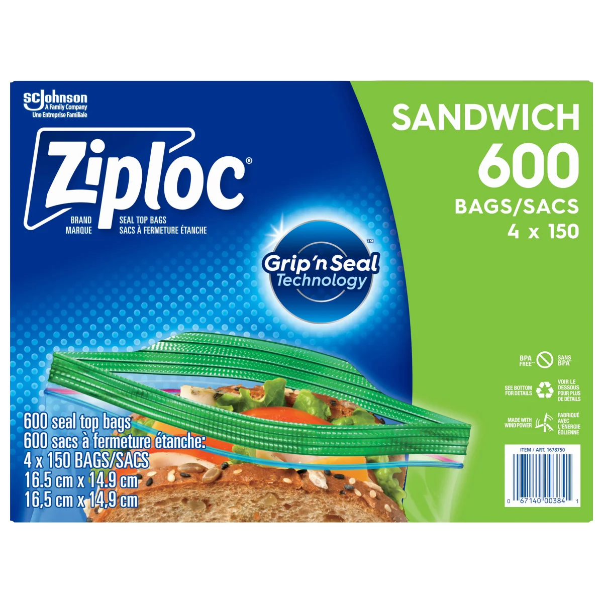Ziploc Brand Sandwich Bags Ziploc Brand Sandwich Bags