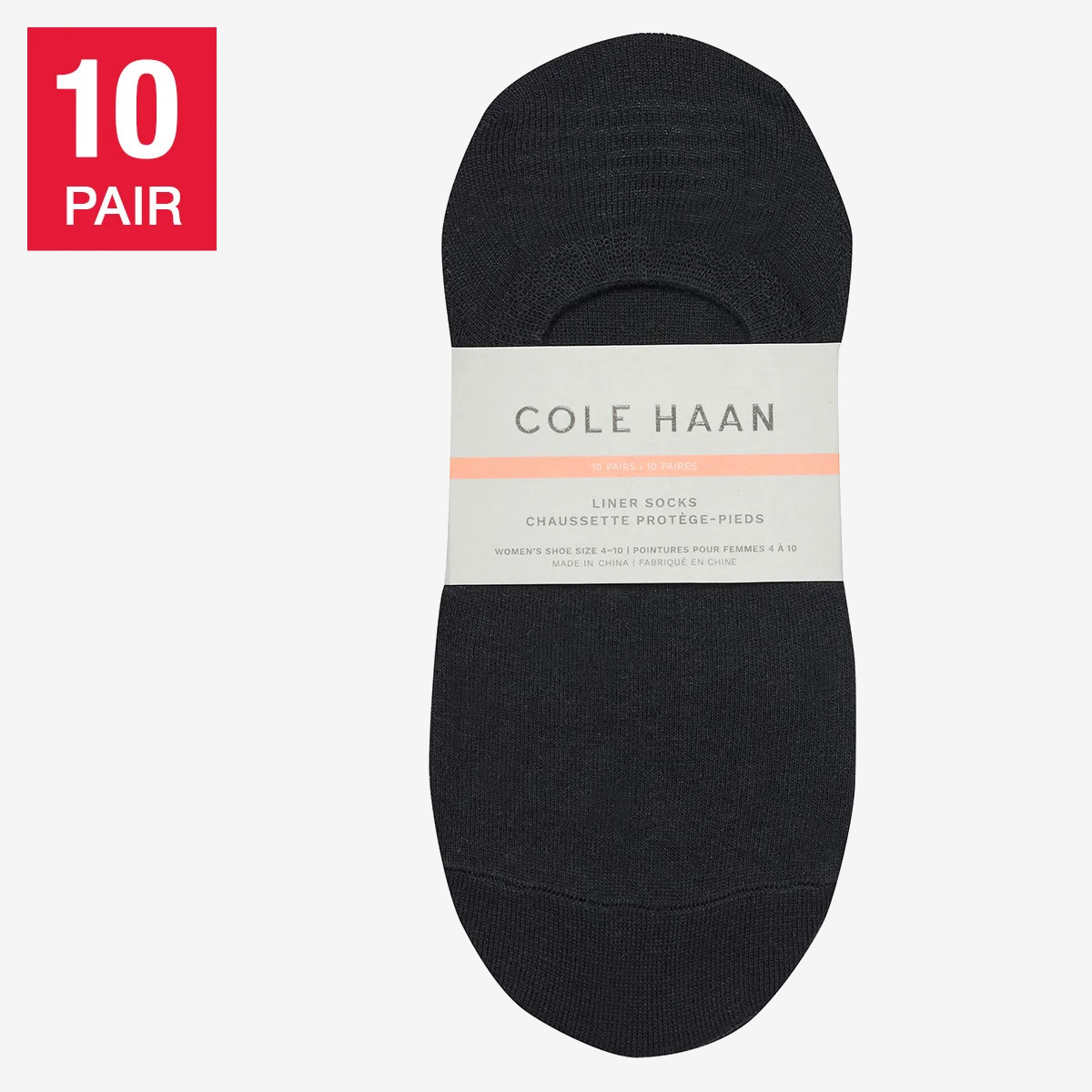 Cole Haan Women’s Liner Sock, 10-pair Cole Haan Women's Liner Sock, 10-pair