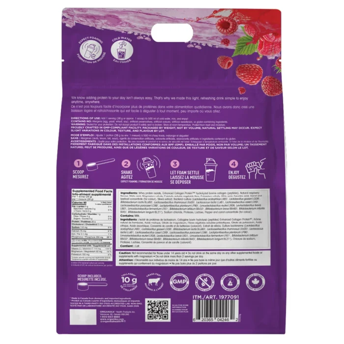 Organika Protein Hydrator, Raspberry