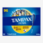 Tampax Pearl Regular Tampons, Pack of 2 X 96-count