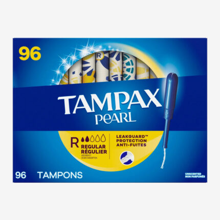 Tampax Pearl Regular Tampons, Pack of 2 X 96-count