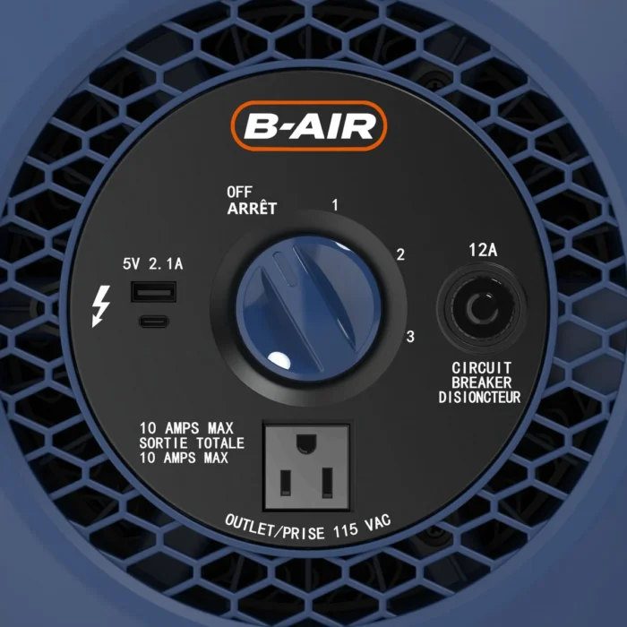 B-Air Pivot Pro Utility Air Blower control