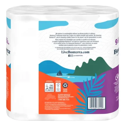 Bonterra Bathroom Tissue 3 ply