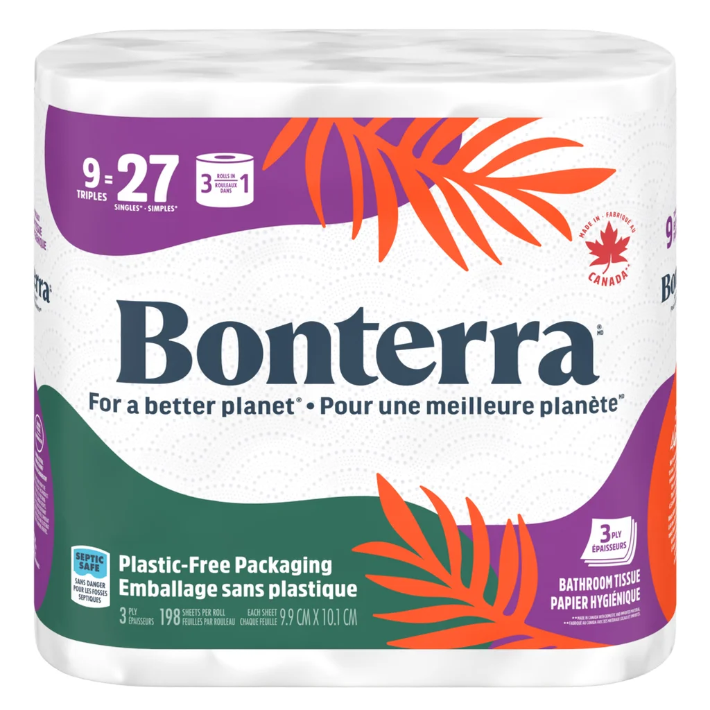 Bonterra Bathroom Tissue 3 ply Bonterra Bathroom Tissue 3 ply