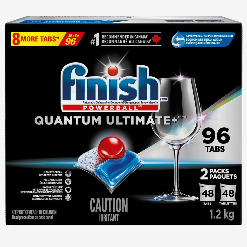 Finish Quantum Ultimate+ Dishwasher Detergent Finish Quantum Ultimate+ Dishwasher Detergent