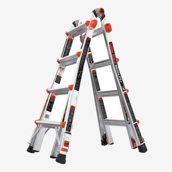 Little Giant MegaLite 18 ft. Multi-Position Aluminum Ladder Little Giant MegaLite 18 ft. Multi-Position Aluminum Ladder