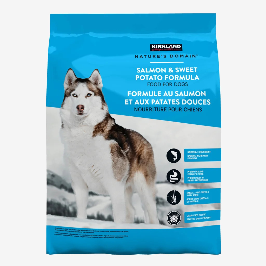 Kirkland Salmon and Sweet Potato Dog Food 18kg Kirkland Salmon and Sweet Potato Dog Food 18kg