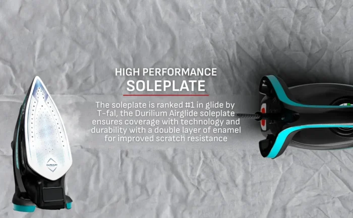 T-fal Ultraglide Plus Enhanced Steam Iron Soleplate
