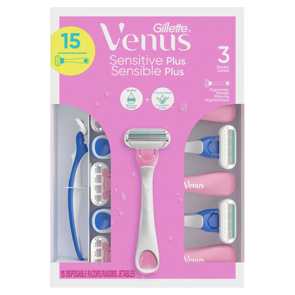Venus Sensitive Women’s Disposable Razors Venus Sensitive Women's Disposable Razors
