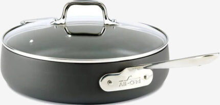 All-Clad HA1 Hard Anodized Non-Stick Saute Pan with Lid