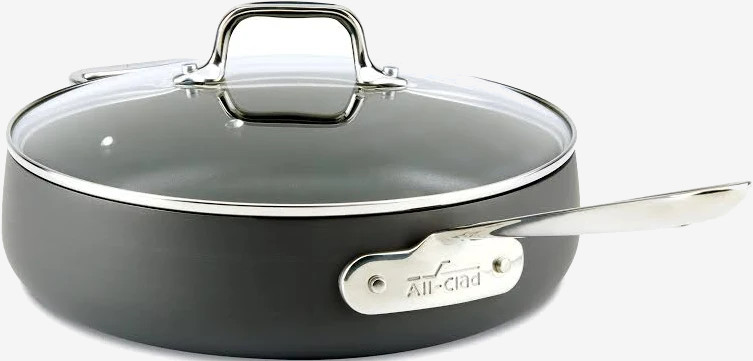All-Clad HA1 Hard Anodized Non-Stick Saute Pan with Lid All-Clad HA1 Hard Anodized Non-Stick Saute Pan with Lid
