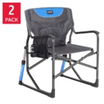 Mac Sports Rock N Lock Director Camping Chair, 2-pack