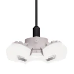 Motion activated garage light with 360 degree sensor