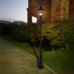 Lutec Outdoor LED Solar Post Light