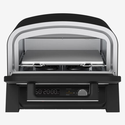 Midea 12 in. Electric Outdoor Pizza Oven with Cordierite Pizza Stone
