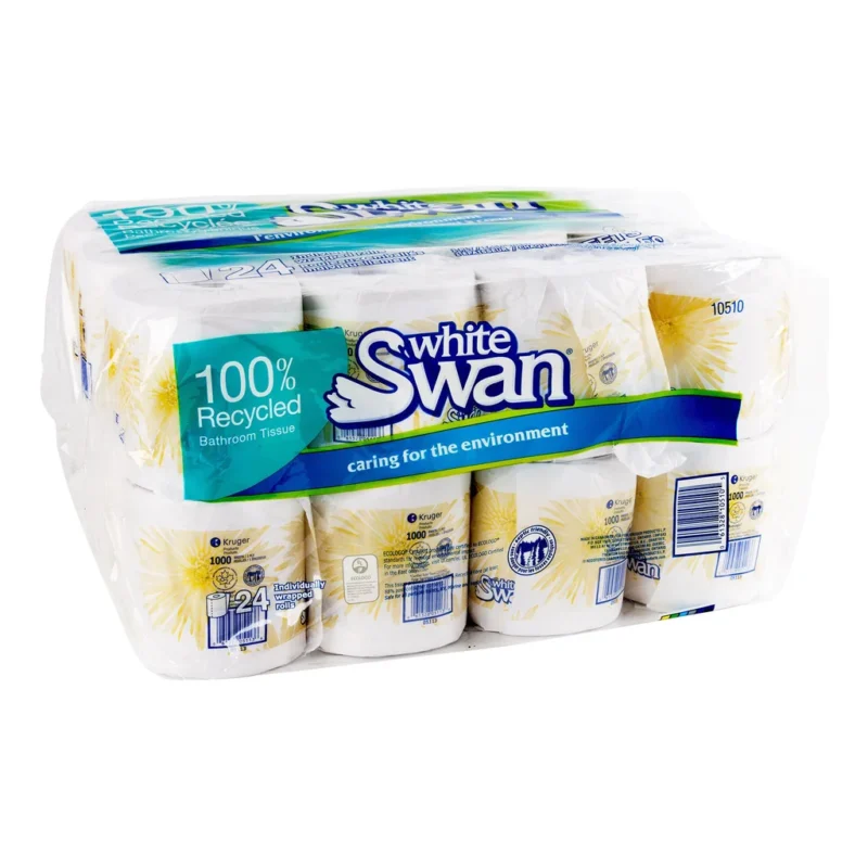 White Swan 1-ply Individually Wrapped Bathroom Tissue