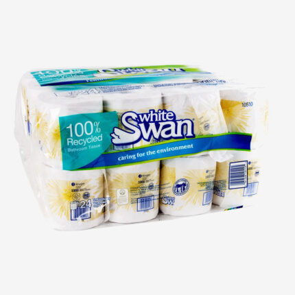 White Swan 1-ply Individually Wrapped Bathroom Tissue Rolls, 24-pack