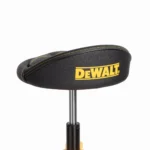 DeWALT Quilted Seat Adjustable Shop Stool with Casters