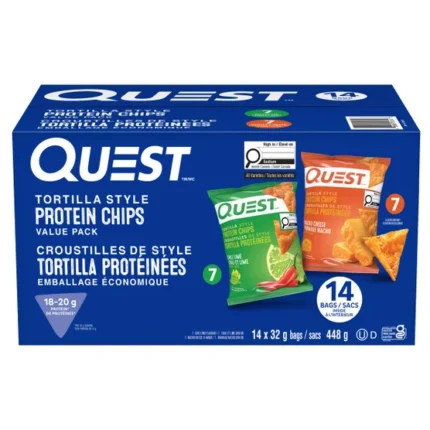 Quest Protein Chips Variety Pack Nacho Cheese & Chili Lime