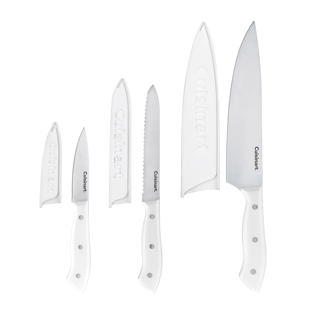 Cuisinart Triple-Rivet Knife Set with Sheaths Cuisinart Triple-Rivet Knife Set with Sheaths