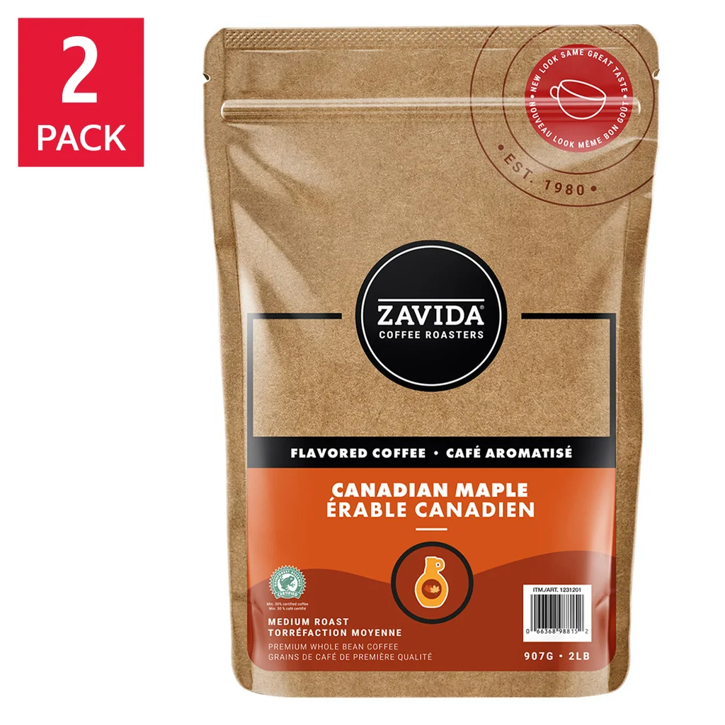 Zavida Canadian Maple Whole Bean Coffee Zavida Canadian Maple Whole Bean Coffee