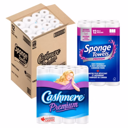 SpongeTowels Premium & Cashmere Premium Mix Case Variety Pack