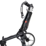 Caddytek - Auto fold/unfold Compact 3 Wheel Golf Push Cart with Cooler Bag