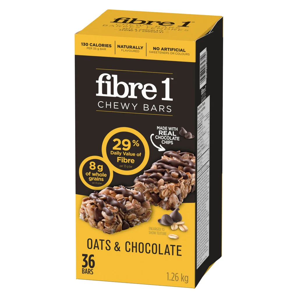 Fibre 1 - Chewy Bars Oats and Chocolate, 36 × 35 g Fibre 1 - Chewy Bars Oats and Chocolate, 36 × 35 g