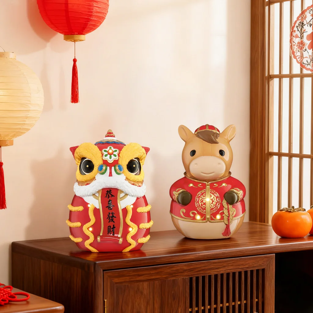 Lunar New Year Nightlights - Lion and Horse Lunar New Year Nightlights - Lion and Horse