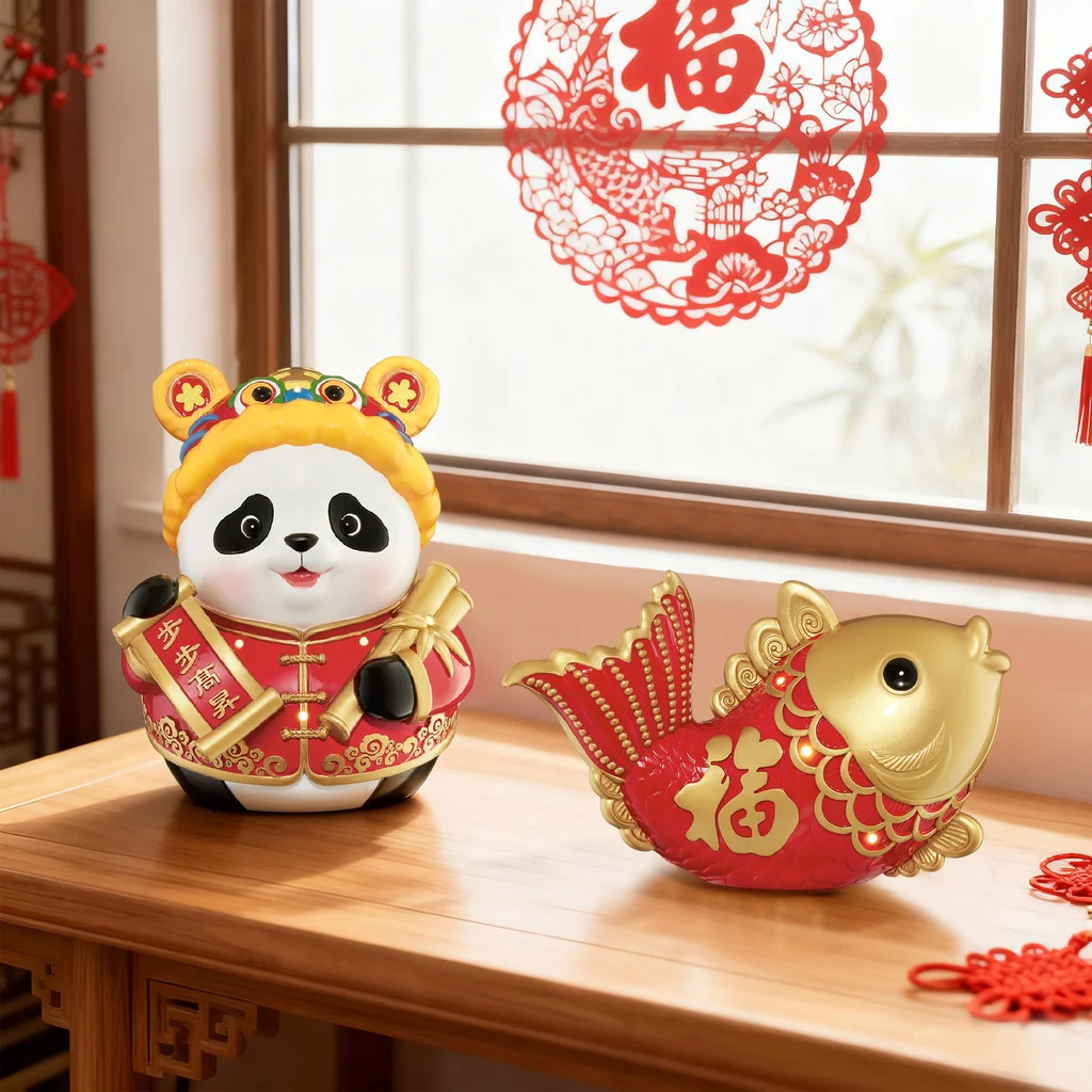 Lunar New Year Nightlights - Panda and Koi Fish Lunar New Year Nightlights - Panda and Koi Fish
