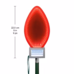 9" Infinity Mirror LED Pathway Lights, Set of 6